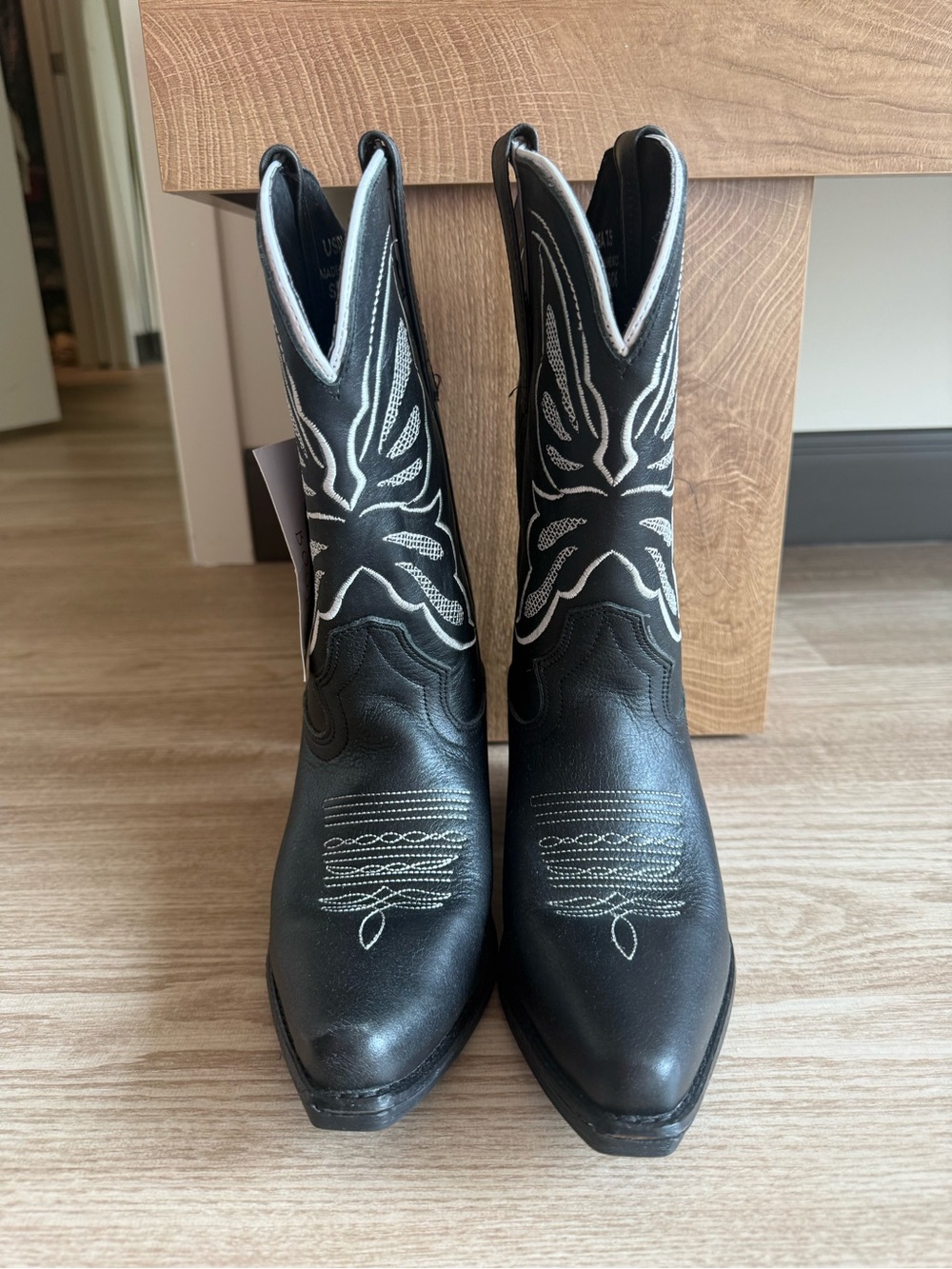Western Heeled Boots - Women's Stylish Mid-Calf